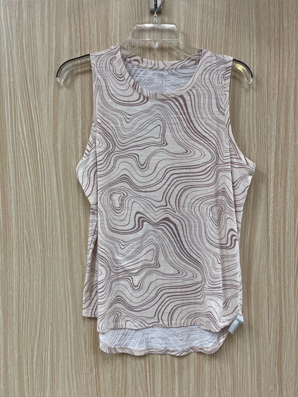 Zuda Pink Print Tank Top Size Medium